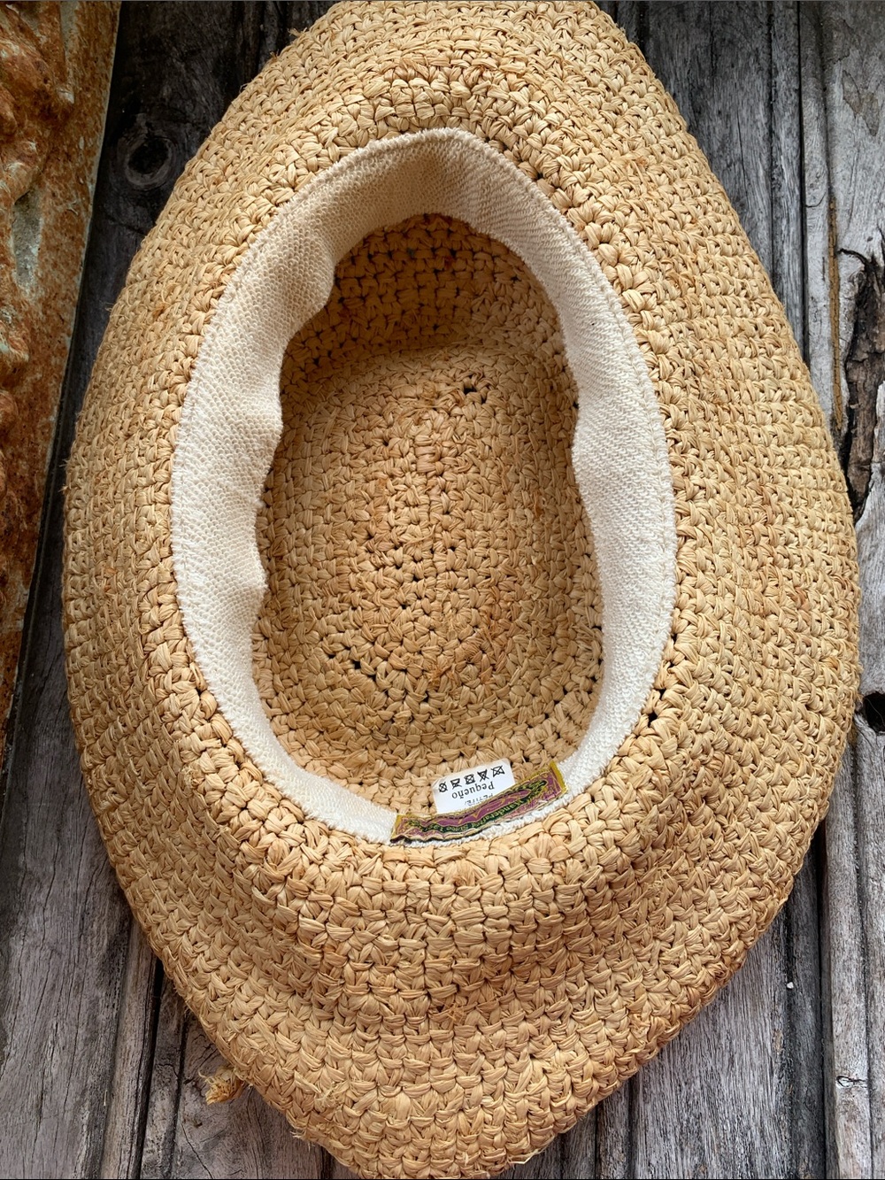 Scala Raffia Straw Hat with Raffia String Bow - Picture 8 of 11
